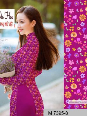 Vải áo dài hoa nhí mới ra AD M7395 34 1590641133 654 vai ao dai vai ao dai dep ad