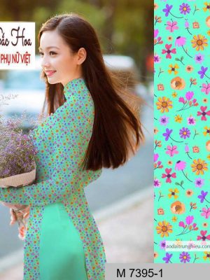 Vải áo dài hoa nhí mới ra AD M7395 35 1590641133 710 vai ao dai vai ao dai dep ad