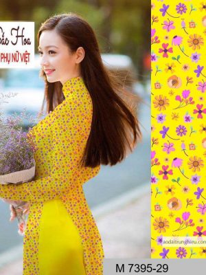 Vải áo dài hoa nhí mới ra AD M7395 32 1590641133 833 vai ao dai vai ao dai dep ad