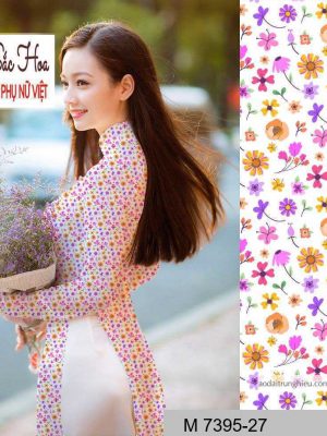 Vải áo dài hoa nhí mới ra AD M7395 38 1590641134 194 vai ao dai vai ao dai dep ad
