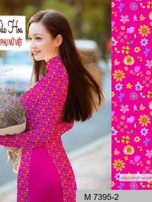 Vải áo dài hoa nhí mới ra AD M7395 36 1590641134 411 vai ao dai vai ao dai dep ad