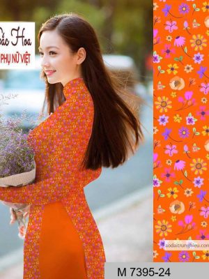 Vải áo dài hoa nhí mới ra AD M7395 43 1590641135 578 vai ao dai vai ao dai dep ad