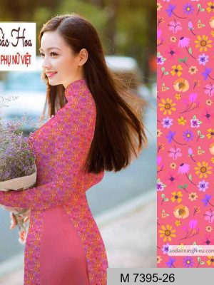 Vải áo dài hoa nhí mới ra AD M7395 40 1590641135 762 vai ao dai vai ao dai dep ad
