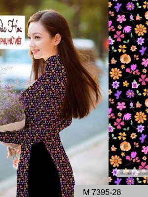 Vải áo dài hoa nhí mới ra AD M7395 39 1590641135 85 vai ao dai vai ao dai dep ad