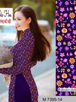 Vải áo dài hoa nhí mới ra AD M7395 50 1590641136 707 vai ao dai vai ao dai dep ad