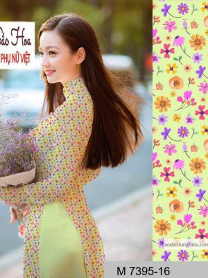 Vải áo dài hoa nhí mới ra AD M7395 59 1590641138 538 vai ao dai vai ao dai dep ad