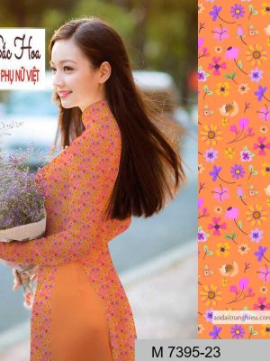 Vải áo dài hoa nhí mới ra AD M7395 58 1590641138 907 vai ao dai vai ao dai dep ad