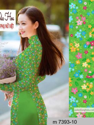 Vải áo dài hoa nhí mới ra AD M7393 37 1590641250 110 vai ao dai vai ao dai dep ad