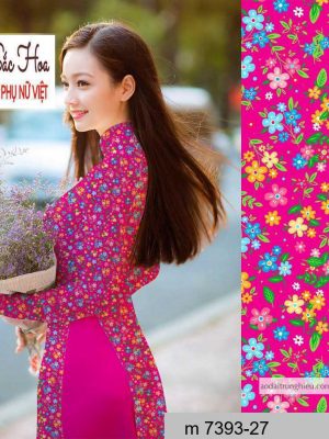 Vải áo dài hoa nhí mới ra AD M7393 36 1590641250 417 vai ao dai vai ao dai dep ad