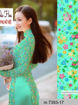 Vải áo dài hoa nhí mới ra AD M7393 35 1590641250 825 vai ao dai vai ao dai dep ad