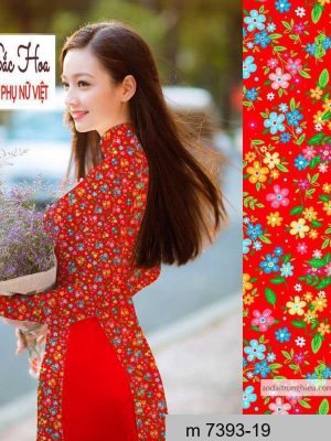 Vải áo dài hoa nhí mới ra AD M7393 41 1590641251 102 vai ao dai vai ao dai dep ad