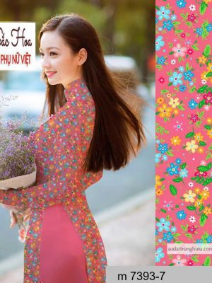 Vải áo dài hoa nhí mới ra AD M7393 40 1590641251 167 vai ao dai vai ao dai dep ad