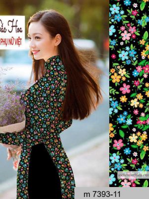 Vải áo dài hoa nhí mới ra AD M7393 39 1590641251 381 vai ao dai vai ao dai dep ad