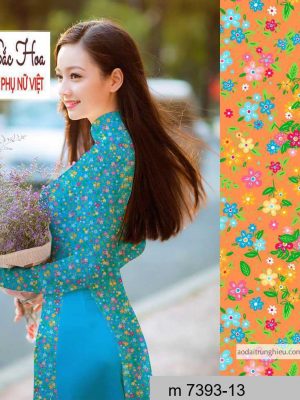 Vải áo dài hoa nhí mới ra AD M7393 51 1590641253 70 vai ao dai vai ao dai dep ad