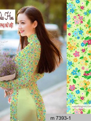 Vải áo dài hoa nhí mới ra AD M7393 59 1590641255 498 vai ao dai vai ao dai dep ad