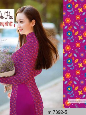 Vải áo dài hoa nhí thiết kế 2020 AD M7392 34 1590641369 802 vai ao dai vai ao dai dep ad