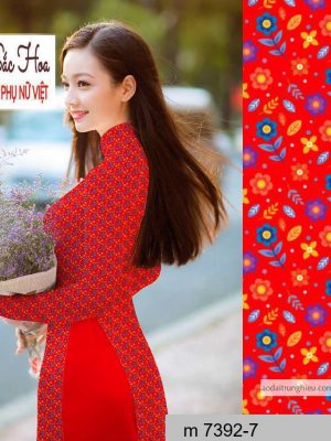 Vải áo dài hoa nhí thiết kế 2020 AD M7392 41 1590641370 687 vai ao dai vai ao dai dep ad