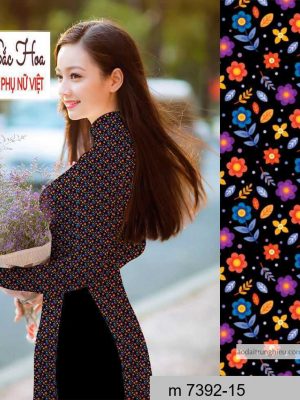 Vải áo dài hoa nhí thiết kế 2020 AD M7392 39 1590641370 875 vai ao dai vai ao dai dep ad