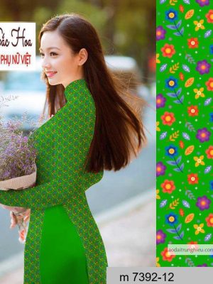 Vải áo dài hoa nhí thiết kế 2020 AD M7392 42 1590641371 23 vai ao dai vai ao dai dep ad