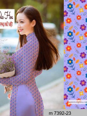 Vải áo dài hoa nhí thiết kế 2020 AD M7392 47 1590641372 455 vai ao dai vai ao dai dep ad