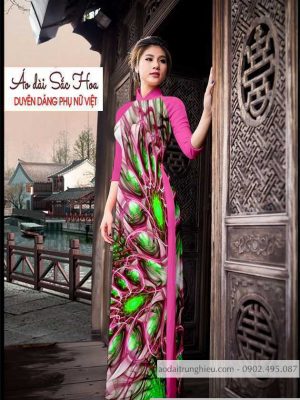 Vải áo dài hoa 3D thiết kế 2020 AD T4755 7 1590641608 965 vai ao dai vai ao dai dep ad