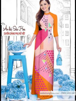 Vải áo dài hoa văn mới ra AD T4752 18 1590641729 494 vai ao dai vai ao dai dep ad