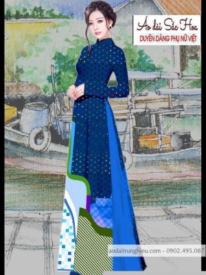 Vải áo dài hoa văn kiểu mới AD T4753 16 1590641850 745 vai ao dai vai ao dai dep ad
