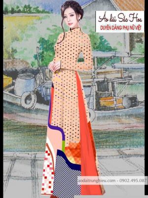 Vải áo dài hoa văn kiểu mới AD T4753 21 1590641851 473 vai ao dai vai ao dai dep ad