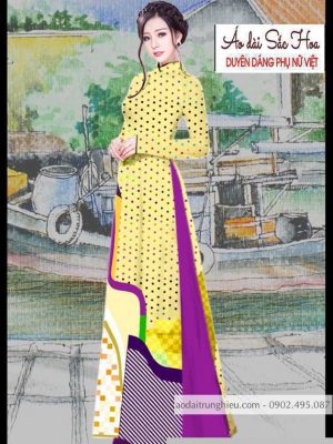 Vải áo dài hoa văn kiểu mới AD T4753 20 1590641851 885 vai ao dai vai ao dai dep ad