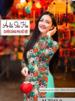 Vải áo dài hoa đều thiết kế 2020 AD M7243 57 1590724311 301 vai ao dai vai ao dai dep ad
