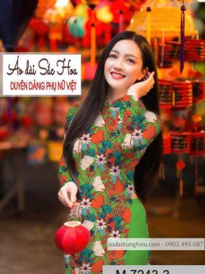Vải áo dài hoa đều thiết kế 2020 AD M7243 55 1590724311 329 vai ao dai vai ao dai dep ad