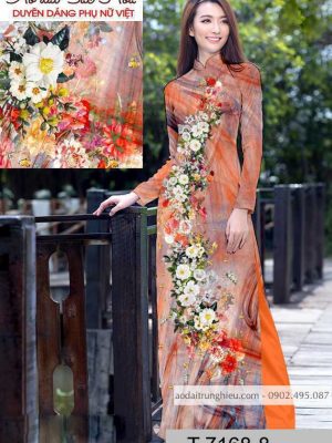 Vải áo dài hoa 3D mới ra AD T7168 13 1590724552 835 vai ao dai vai ao dai dep ad