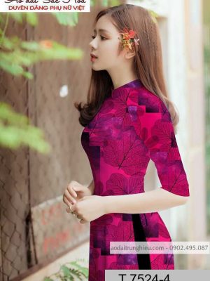 Vải áo dài hình lá thiết kế 2020 AD T7524 34 1590725029 597 vai ao dai vai ao dai dep ad