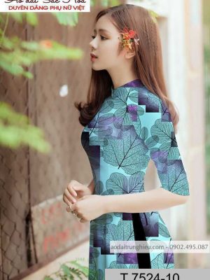 Vải áo dài hình lá thiết kế 2020 AD T7524 35 1590725030 765 vai ao dai vai ao dai dep ad