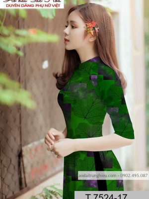 Vải áo dài hình lá thiết kế 2020 AD T7524 36 1590725030 844 vai ao dai vai ao dai dep ad