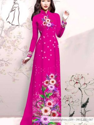 Vải áo dài hoa 3D mới ra AD M7413 36 1590725269 168 vai ao dai vai ao dai dep ad