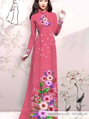 Vải áo dài hoa 3D mới ra AD M7413 41 1590725270 590 vai ao dai vai ao dai dep ad