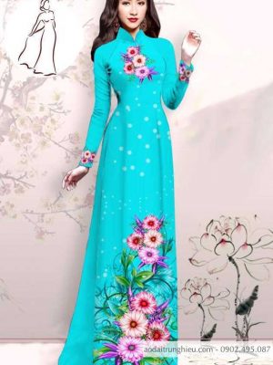 Vải áo dài hoa 3D mới ra AD M7413 46 1590725271 48 vai ao dai vai ao dai dep ad
