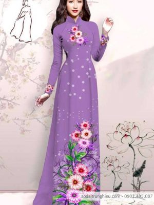 Vải áo dài hoa 3D mới ra AD M7413 50 1590725272 592 vai ao dai vai ao dai dep ad