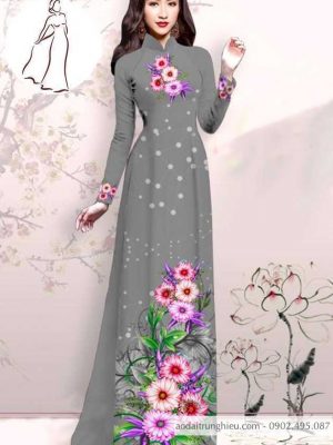 Vải áo dài hoa 3D mới ra AD M7413 56 1590725273 205 vai ao dai vai ao dai dep ad