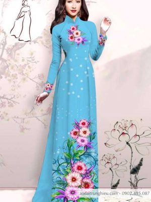 Vải áo dài hoa 3D mới ra AD M7413 59 1590725274 625 vai ao dai vai ao dai dep ad