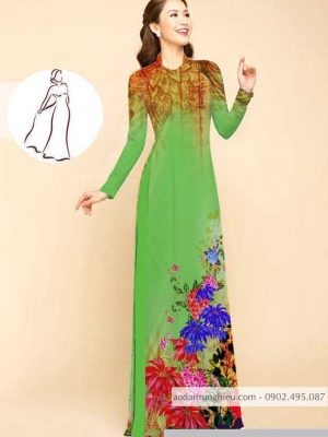 Vải áo dài hoa in 3D thiết kế 2020 AD M7410 38 1590725508 660 vai ao dai vai ao dai dep ad