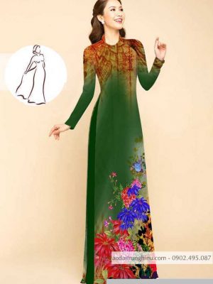 Vải áo dài hoa in 3D thiết kế 2020 AD M7410 57 1590725511 471 vai ao dai vai ao dai dep ad