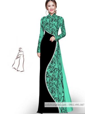 Vải áo dài hoa in 3D thiết kế 2020 AD M7405 35 1590725748 513 vai ao dai vai ao dai dep ad