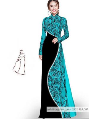 Vải áo dài hoa in 3D thiết kế 2020 AD M7405 44 1590725750 380 vai ao dai vai ao dai dep ad