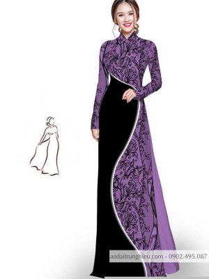 Vải áo dài hoa in 3D thiết kế 2020 AD M7405 48 1590725750 681 vai ao dai vai ao dai dep ad