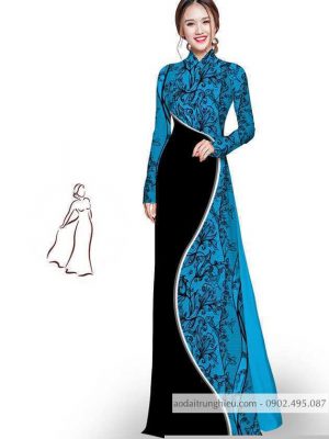 Vải áo dài hoa in 3D thiết kế 2020 AD M7405 50 1590725751 548 vai ao dai vai ao dai dep ad
