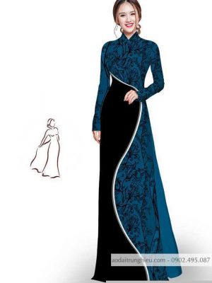Vải áo dài hoa in 3D thiết kế 2020 AD M7405 51 1590725751 707 vai ao dai vai ao dai dep ad