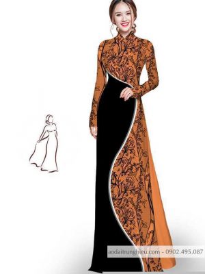 Vải áo dài hoa in 3D thiết kế 2020 AD M7405 58 1590725752 112 vai ao dai vai ao dai dep ad