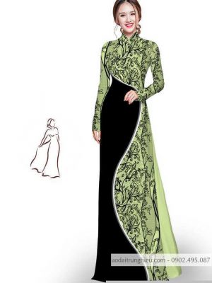 Vải áo dài hoa in 3D thiết kế 2020 AD M7405 59 1590725752 732 vai ao dai vai ao dai dep ad